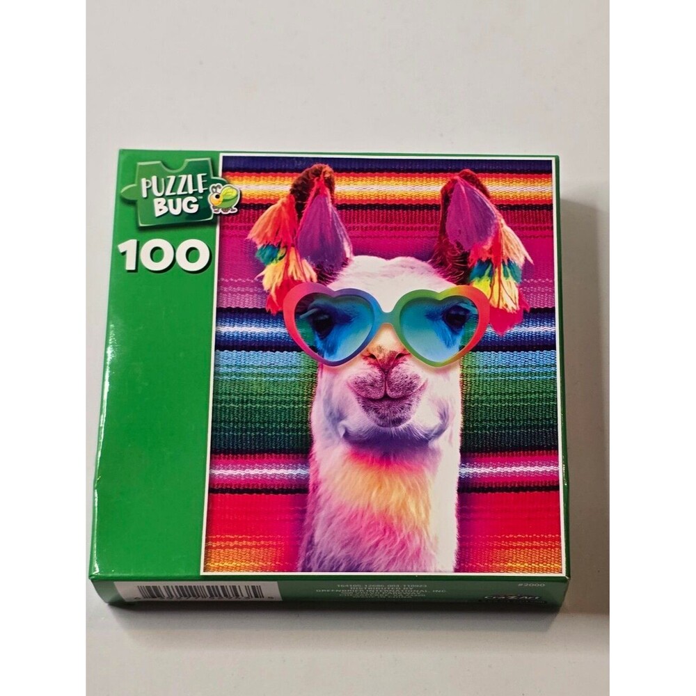 Nib Puzzlebug 100 Piece Llama Puzzle
